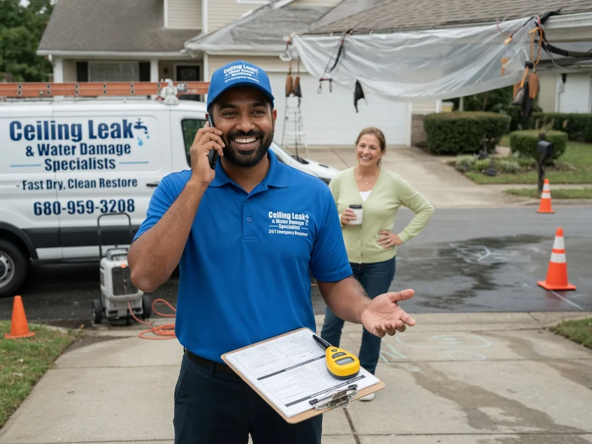 Ceiling Leak Cleanup Gladbrook, IA FAQs